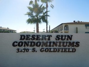 Welcome to Desert Sun Condominiums 55+ community