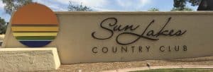 Sun Lakes Country Club a 55 plus community