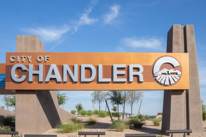 Welcome Sign Chandler AZ