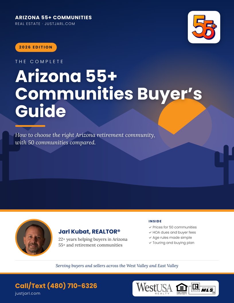 Cover of the 2026 Arizona 55+ Communities Buyer’s Guide
