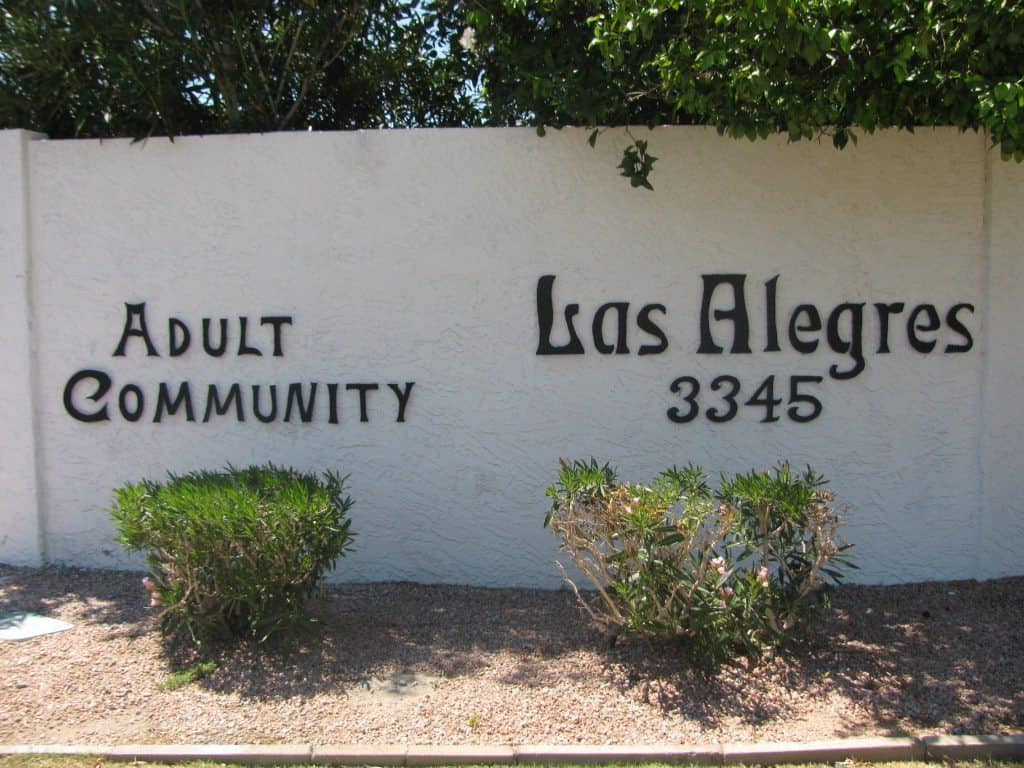 Welcome to Las Alegres 55 plus community